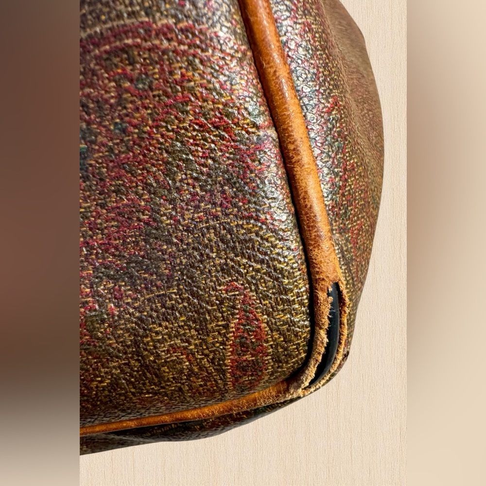 Vintage Etro Paisley Weekender / Duffle Bag – Made in Italy - Picture 5 of 16